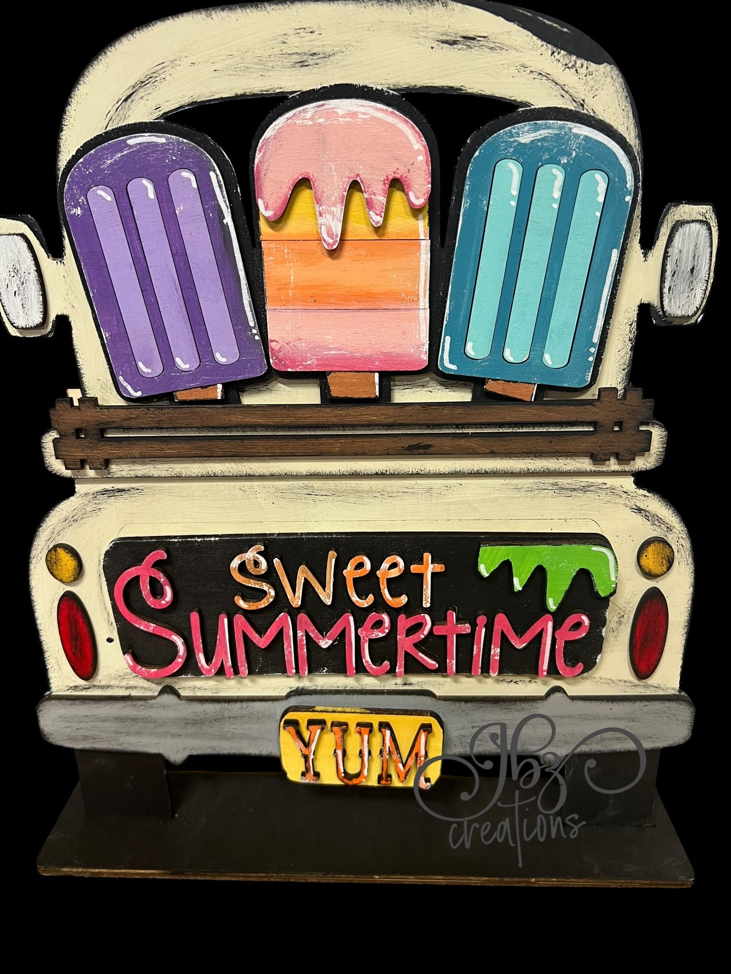 Sweet Summertime  Interchangeable Retro Truck ADD-ON ONLY Truck Inserts