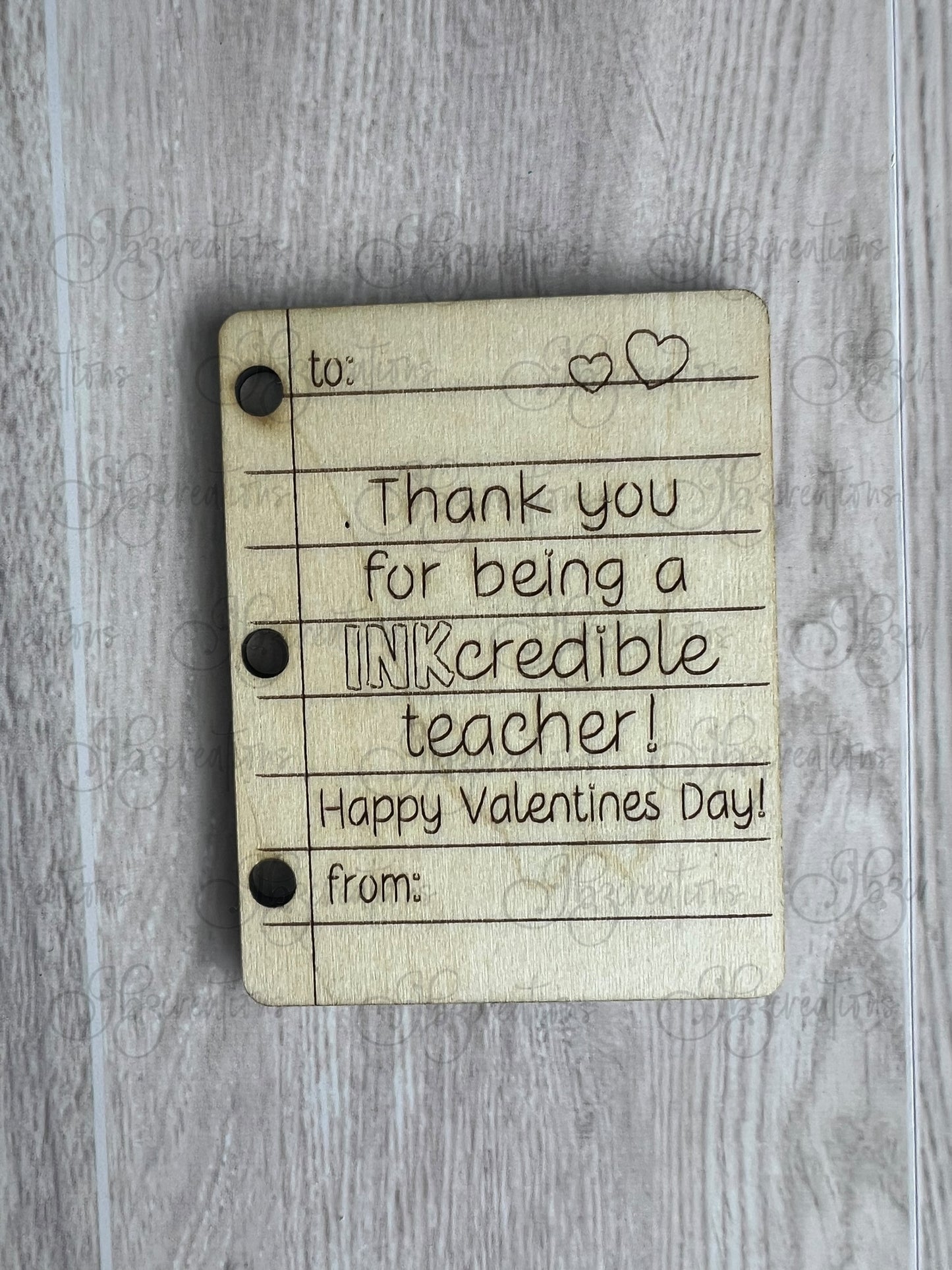 Children’s Pen Valentines Wooden Pen Valentines for Classmates Pen Valentines for friends