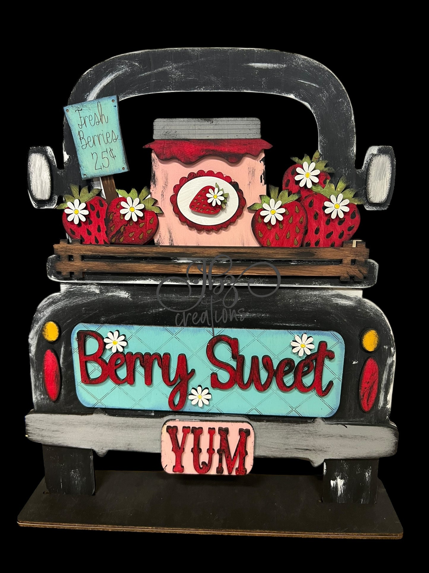 Berry Sweet Strawberry Interchangeable Retro Truck ADD-ON ONLY Truck Inserts