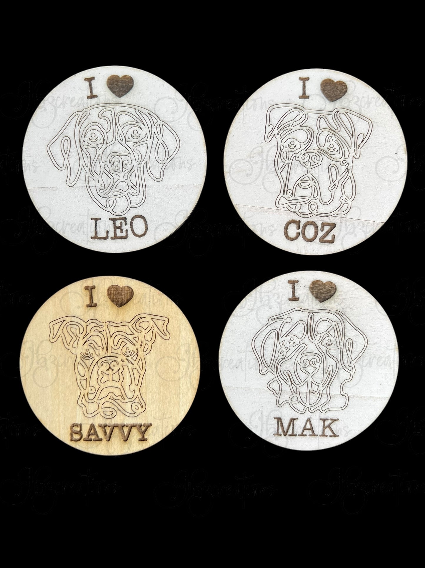 I love My Dog Name Magnet Personalized Name Magnet Pet Owner Gift Dog Lover Magnet Dog Remembrance Magnet