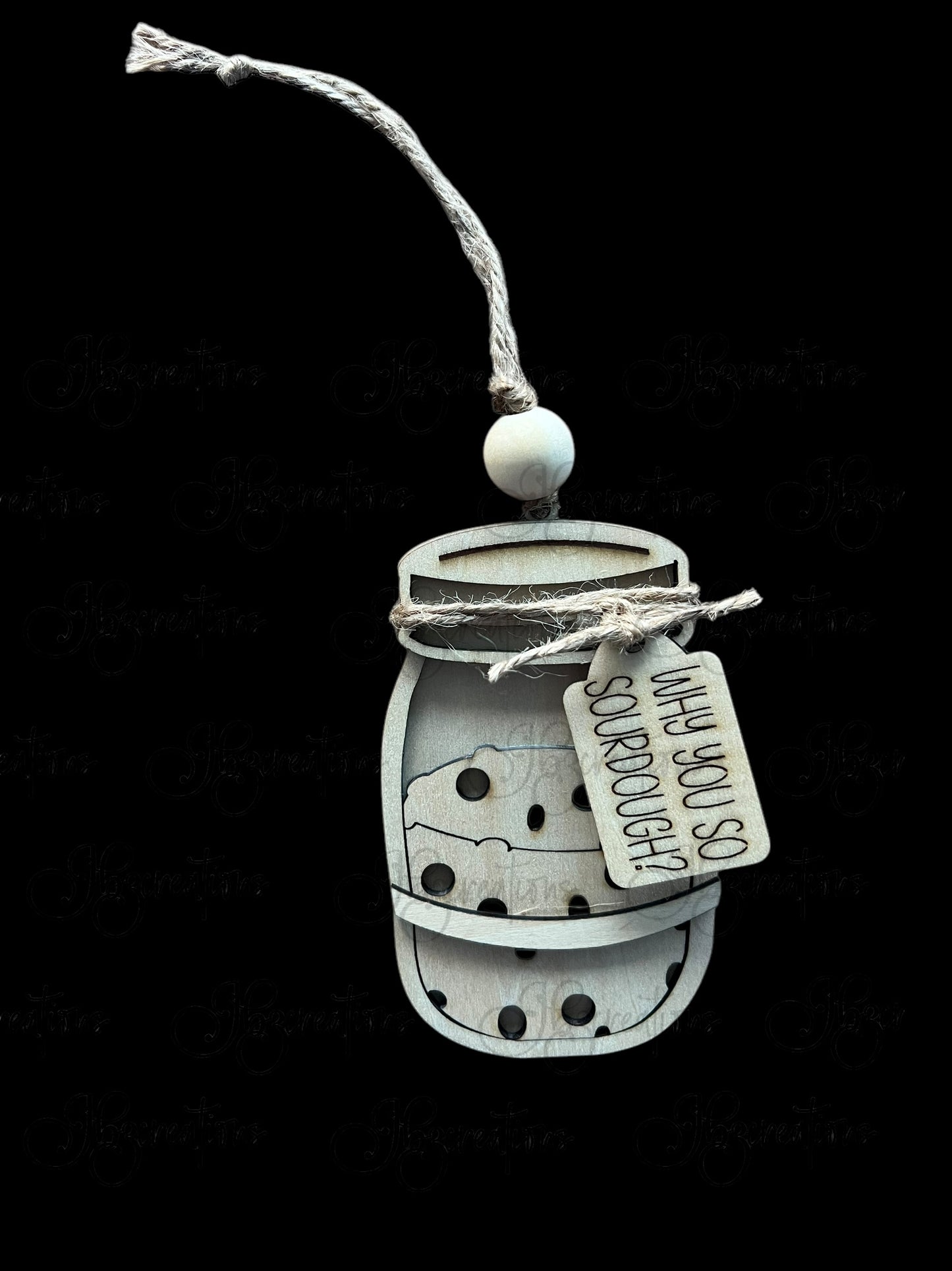 Sourdough Ornament, Dough Not Turn On Sourdough Ornament, Why you so Sourdough Ornament