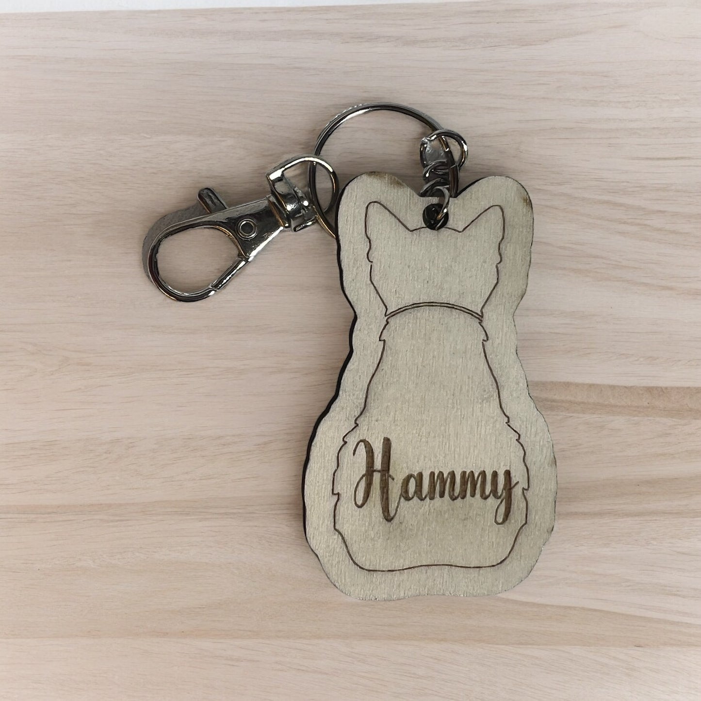 Dog Butt Keychain Cat Butt Keychain Personalized Gift for Pet Lover