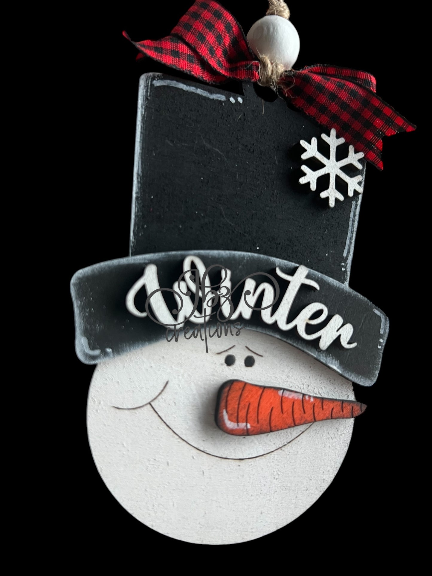 Snowman Winter Christmas Ornament