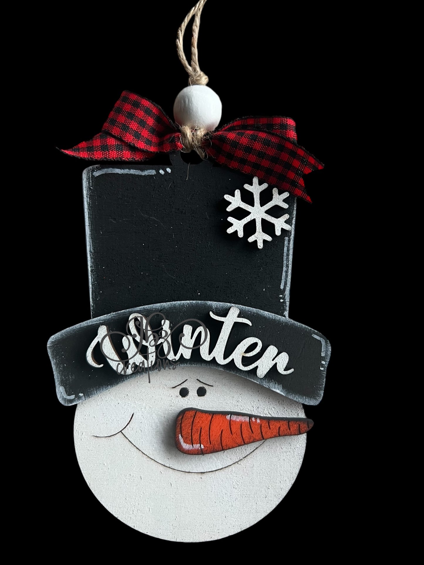 Snowman Winter Christmas Ornament