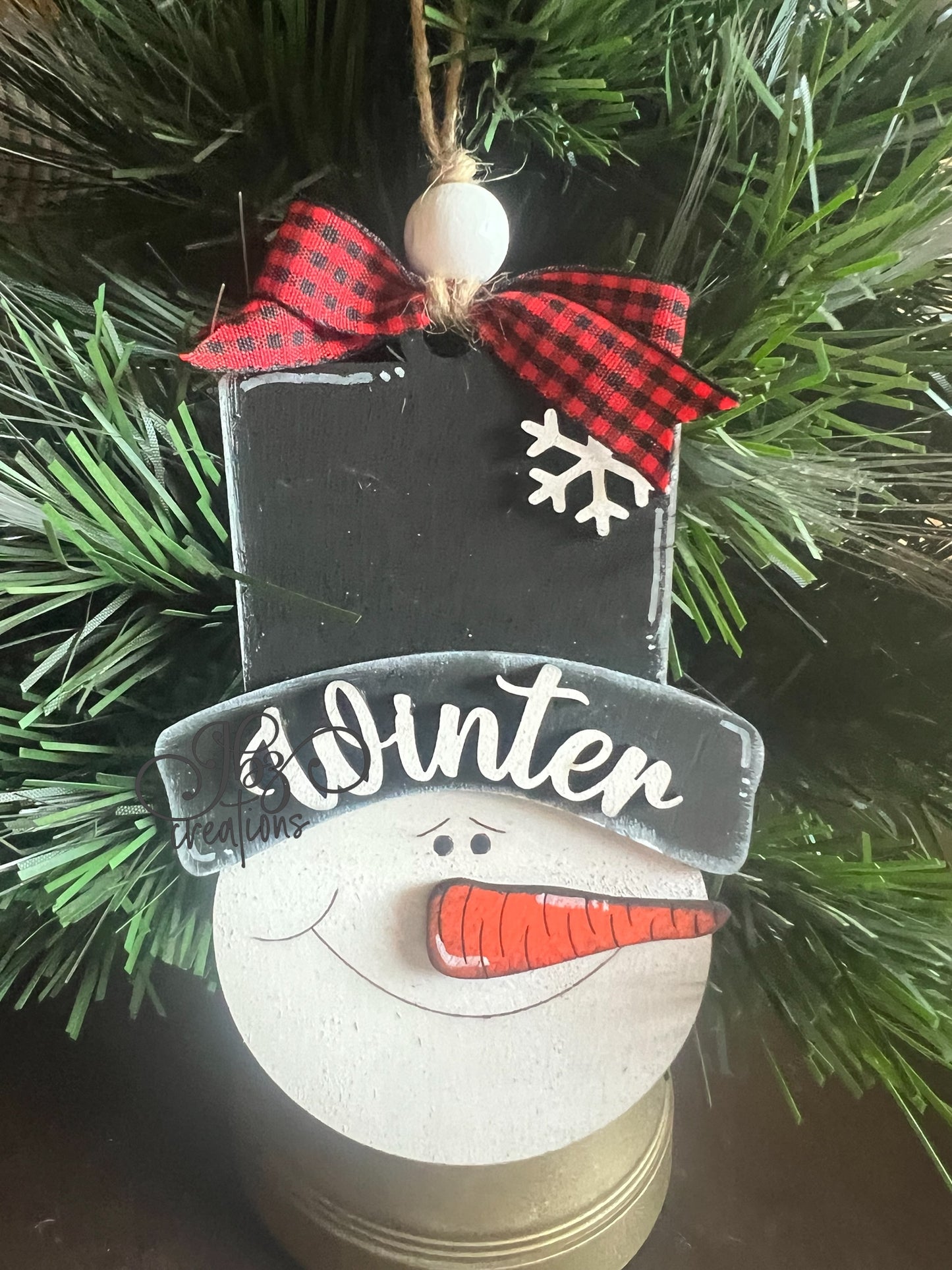 Snowman Winter Christmas Ornament