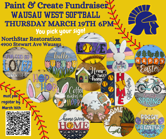 Wausau West Softball Sign Party Fundraiser March 19th 2026