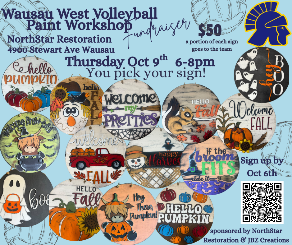 Wausau West Volleyball Fundraiser Oct 9, 2025