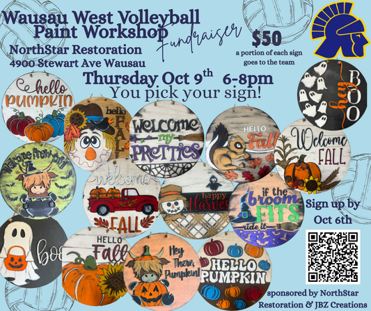Wausau West Volleyball Fundraiser Oct 9, 2025