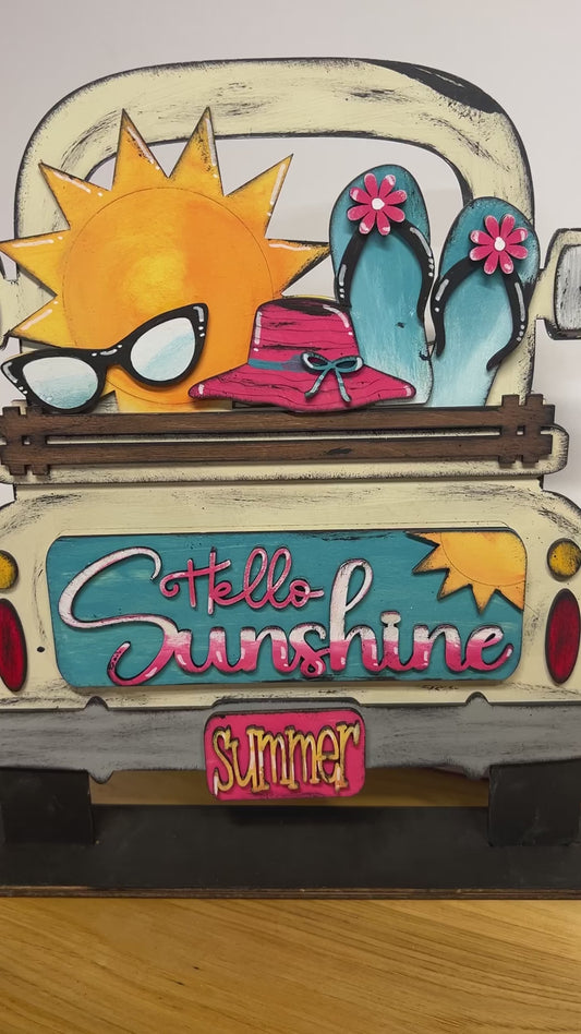 Hello Sunshine Interchangeable Retro Truck ADD-ON ONLY Truck Inserts