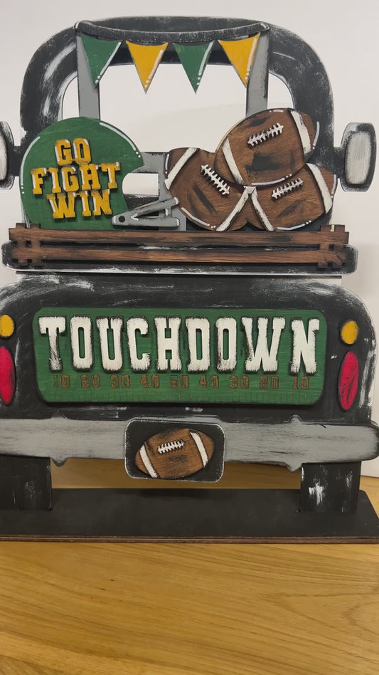 Touchdown Football “Go Fight Win” Interchangeable Truck ADD-ON ONLY Truck Inserts